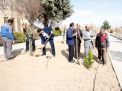 گزارش تصویری از آئیین درختکاری و تقدیر ازهمکاران فضای سبز دانشگاه